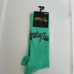 Motley Crue Green Socks Unisex